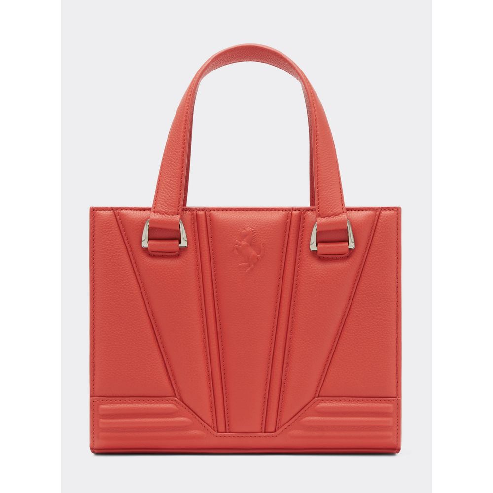 Ferrari Rote Lederhandtasche