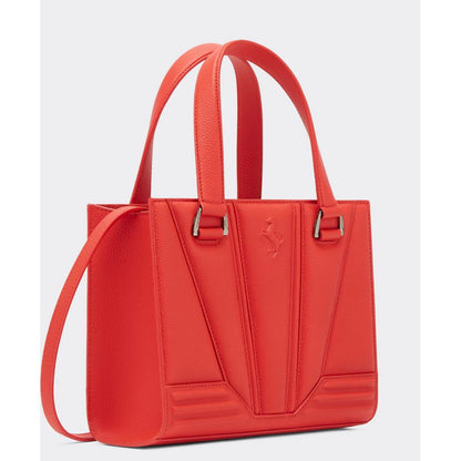Ferrari Rote Lederhandtasche