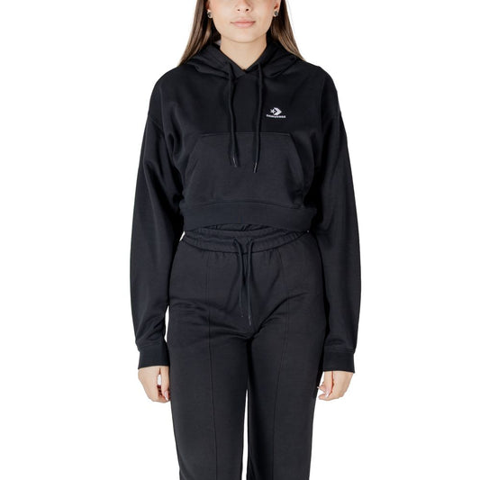Converse Schwarzer Baumwollpullover