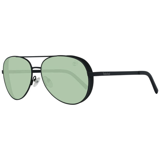 Timberland Schwarze Metall-Sonnenbrille