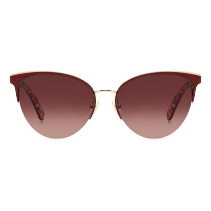 Kate Spade Rote Metall-Sonnenbrille