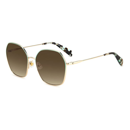Kate Spade Blaue Metall-Sonnenbrille