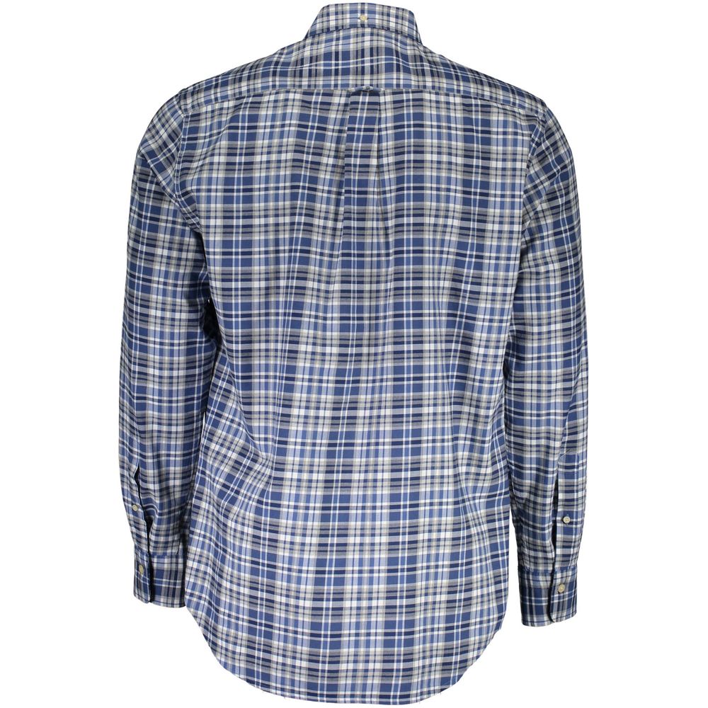 Gant Blue Cotton Shirt for Men