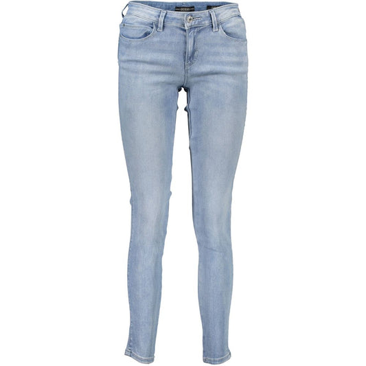 Guess Jeans Light Blue Cotton Women's Jeans