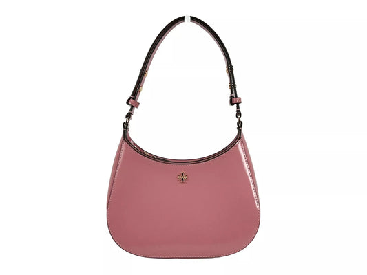 Tory Burch Patent Emerson Kleine Umhängetasche Geldbeutel Rosa