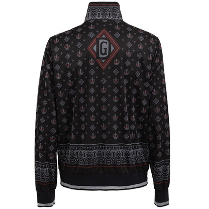 Dolce & Gabbana Schwarzes Polyester-Sweatshirt