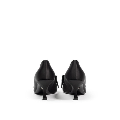 Dolce & Gabbana Schwarzer Viskose-Pumps