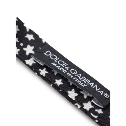 Dolce & Gabbana Schwarzer Seidenbowty