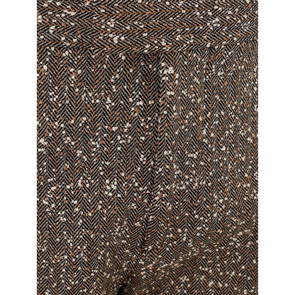 Bottega Veneta Multicolored viscose pants for elegant evenings
