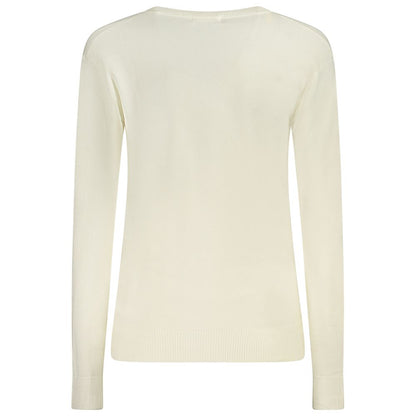 Guess Jeans Weißer Viskose-Pullover