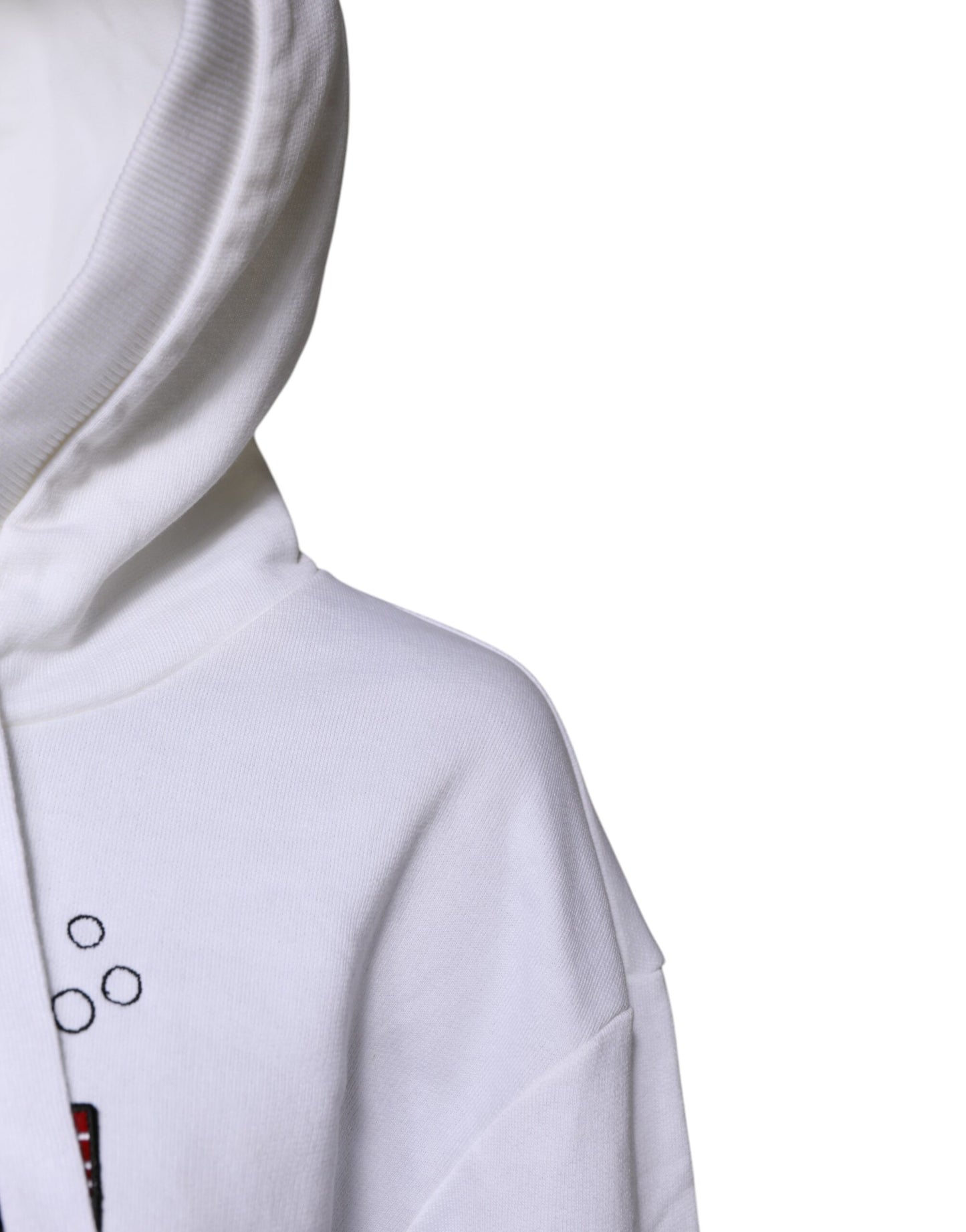 Dolce & Gabbana Weißes #DGFamily Sweatshirt mit Kapuze Pullover