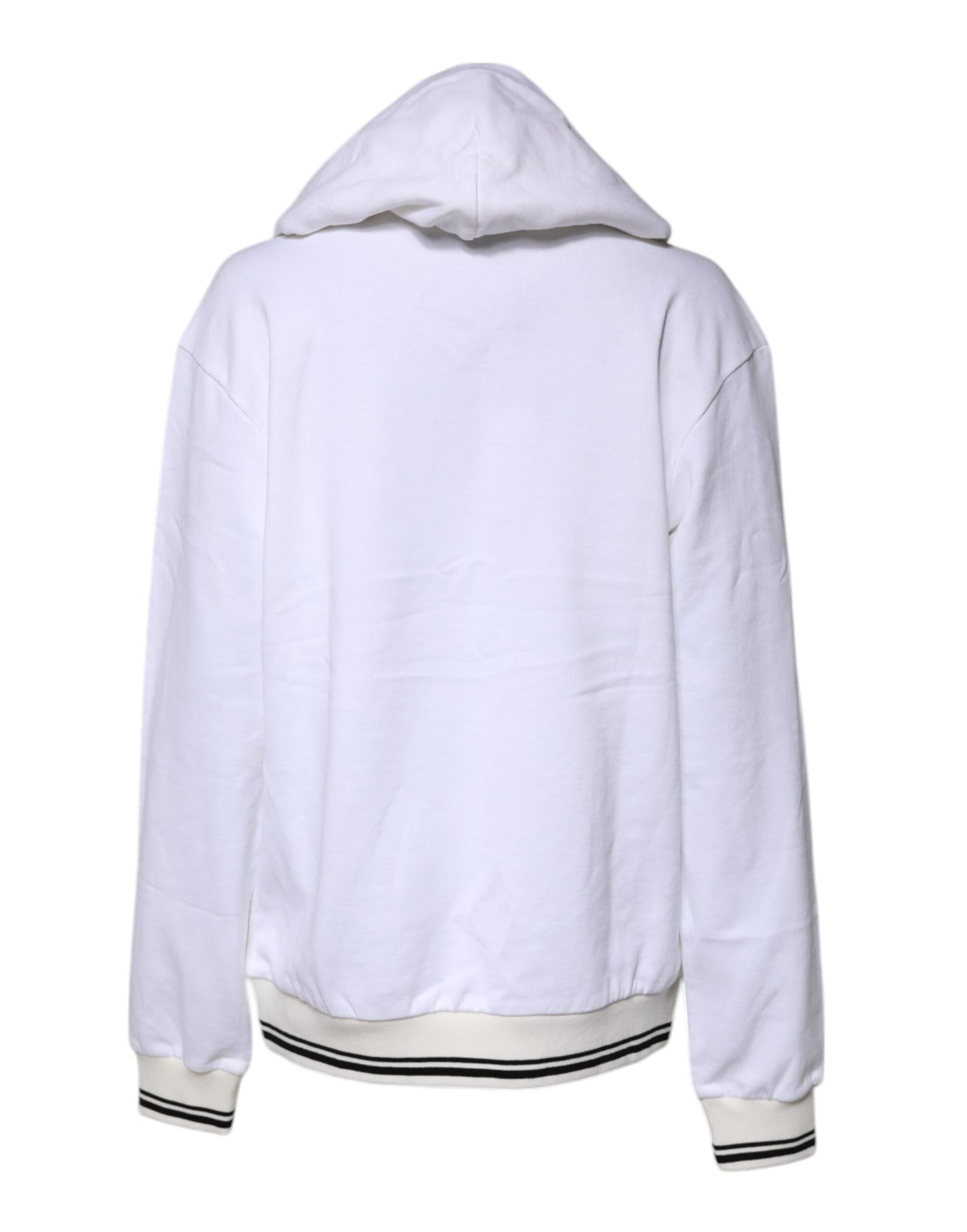 Dolce & Gabbana Weißes #DGFamily Sweatshirt mit Kapuze Pullover