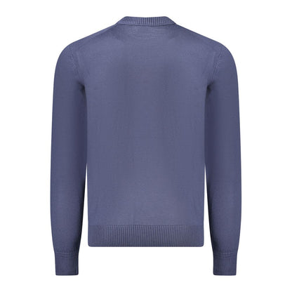 Hugo Boss Blauer Pullover aus Wolle für Männer