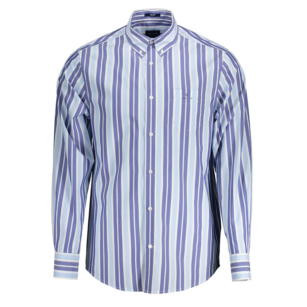 Gant Light Blue Cotton Shirt for Men