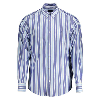 Gant Light Blue Cotton Shirt for Men