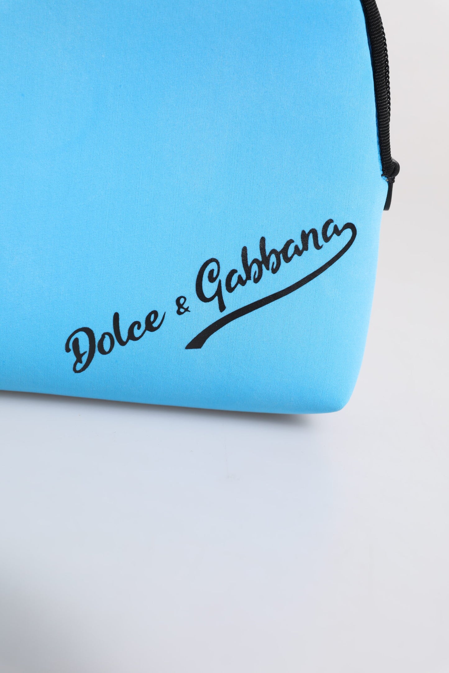 Dolce & Gabbana Blaue DG Logo Print Clutch Zip Borse Pouch Tasche