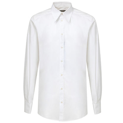 Dolce & Gabbana Weißes Baumwollhemd