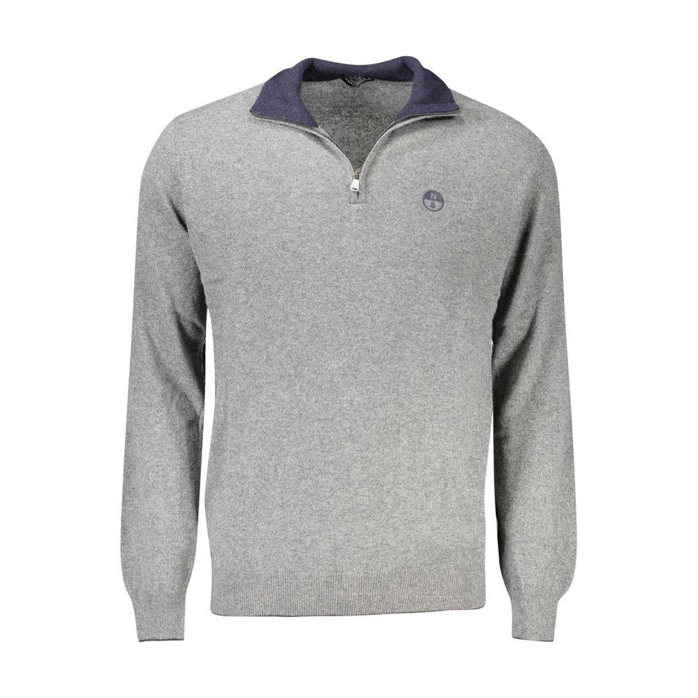 North Sails Grauer Pullover aus Wolle für Männer