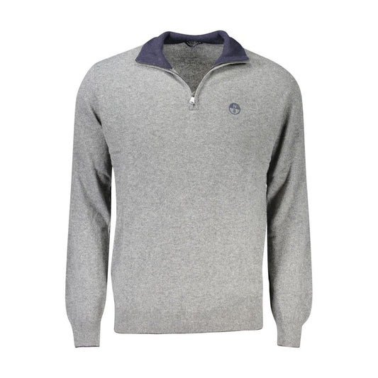 North Sails Grauer Pullover aus Wolle für Männer