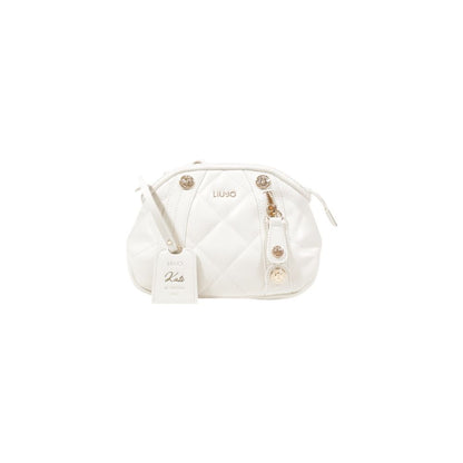 Liu Jo Cremefarbene Polyethylen-Handtasche