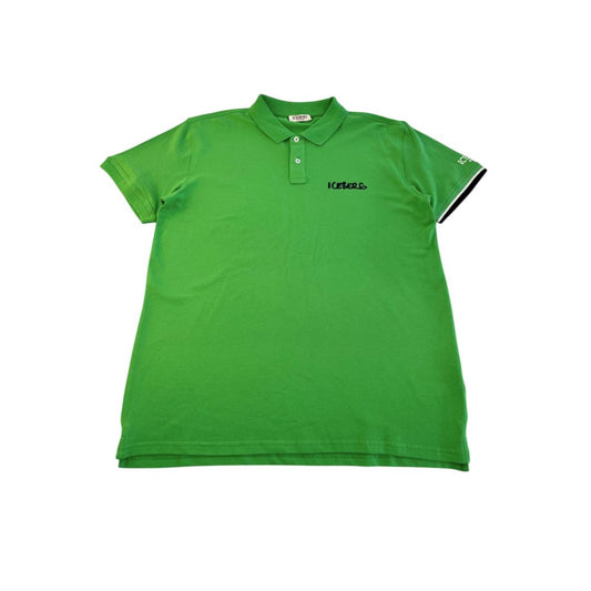 Iceberg Grünes Baumwoll-Poloshirt für Männer