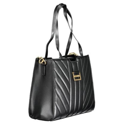 Mario Valentino Schwarze Polyethylen-Handtasche