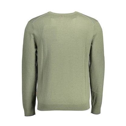 Napapijri Grüner Pullover aus Wolle für Männer