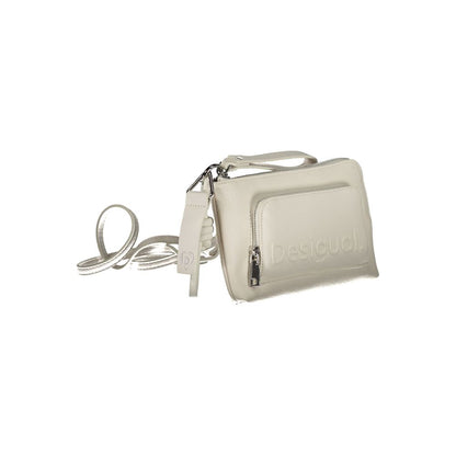 Desigual Handtasche aus weißem Polyethylen