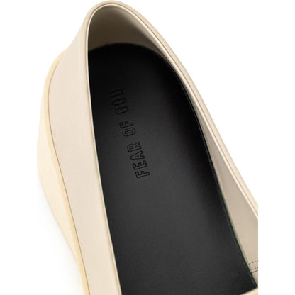 Fear Of God Graue Leder-Slipper