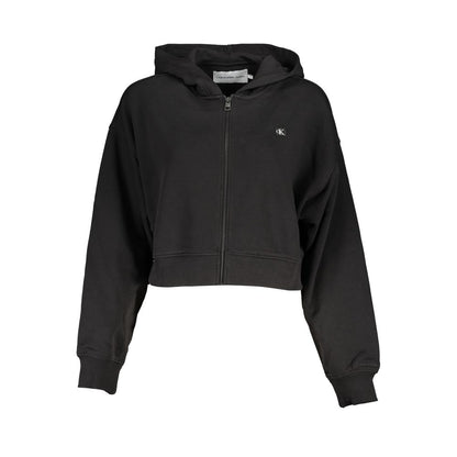 Calvin Klein Schwarzer Baumwollpullover für Frauen