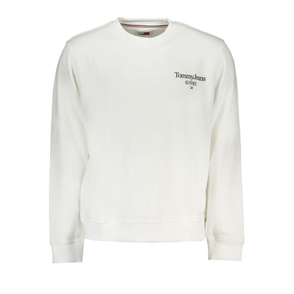 Tommy Hilfiger Weißer Baumwollpullover für Männer