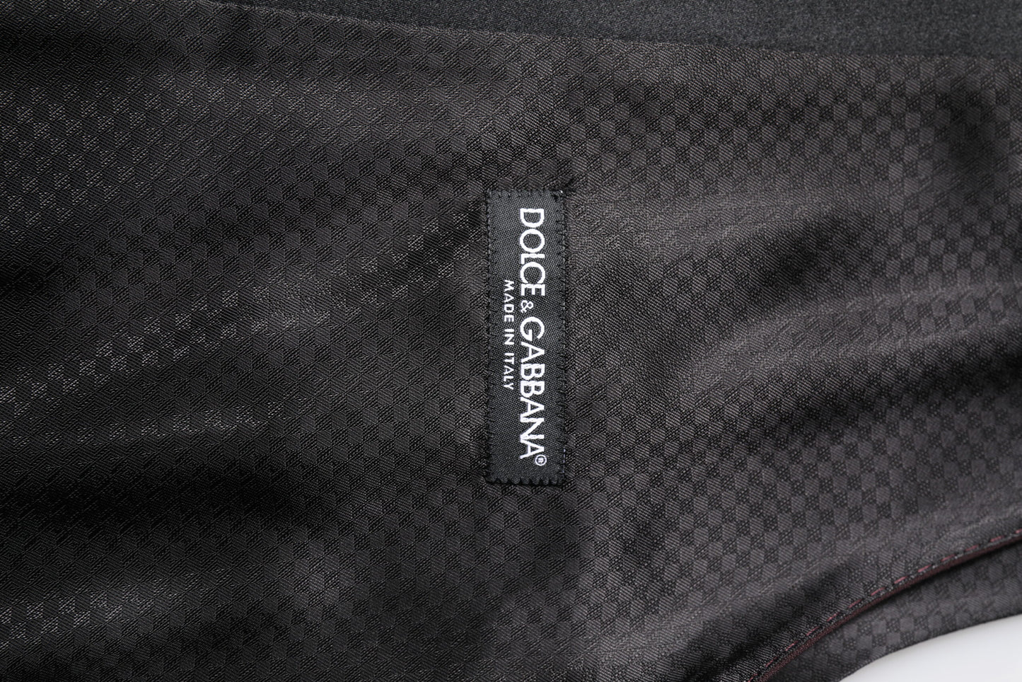 Dolce & Gabbana Kastanienbraune Wollweste Kleid Formelle Weste