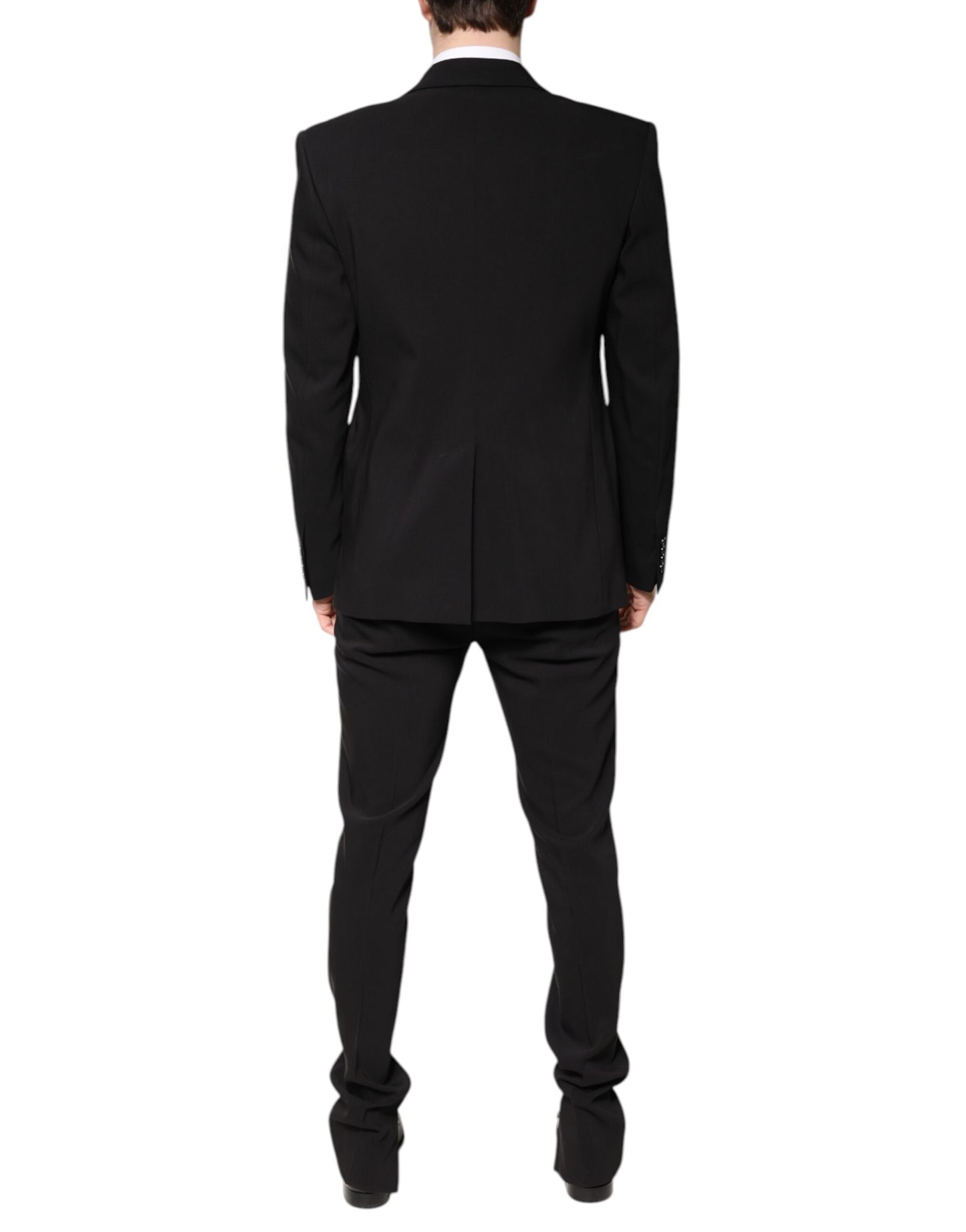 Dolce & Gabbana Multicolor Polyester Jacquard 2 Stück Anzug