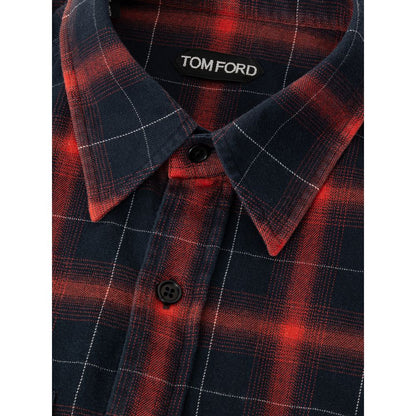 Tom Ford Bicolor Leinenhemd