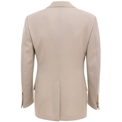 Tom Ford Beigefarbener Wollanzug &amp