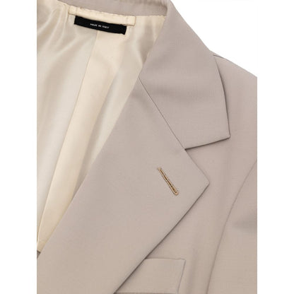 Tom Ford Beigefarbener Wollanzug &amp