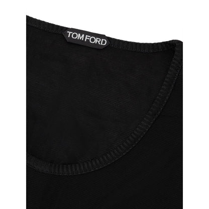 Tom Ford Schwarzes Viskose-Tank-Top