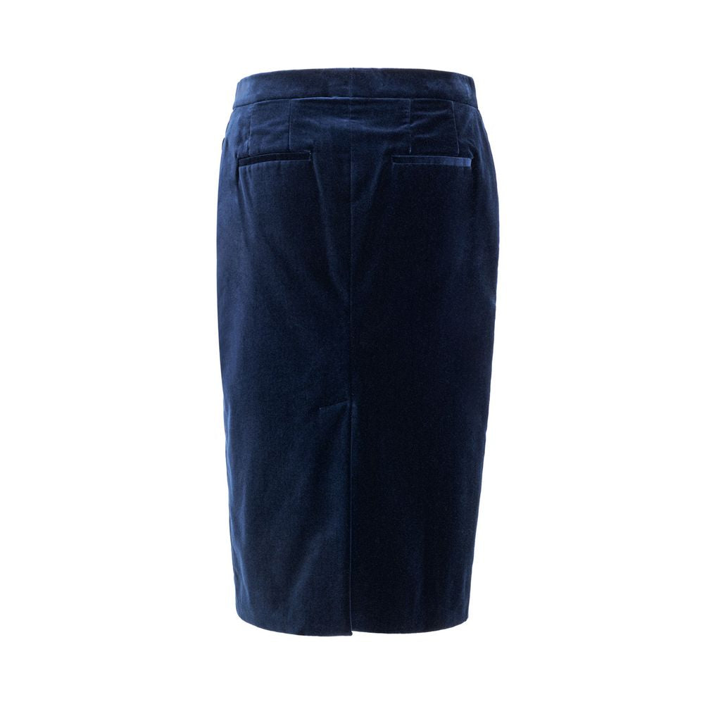 Tom Ford Blauer Baumwollrock