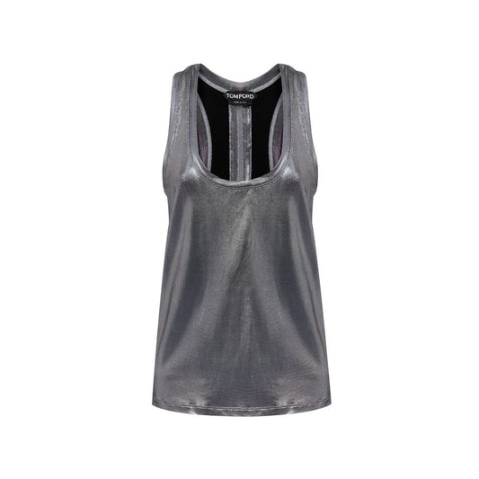 Tom Ford Graues Viskose-Top