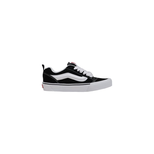 Vans Schwarzer und weißer Leder-Sneaker