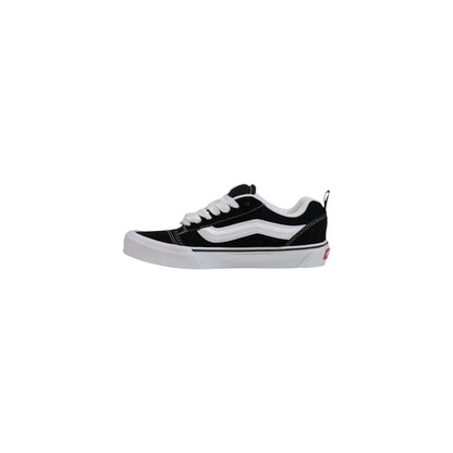 Vans Schwarzer und weißer Leder-Sneaker