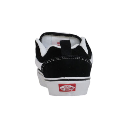Vans Schwarzer und weißer Leder-Sneaker