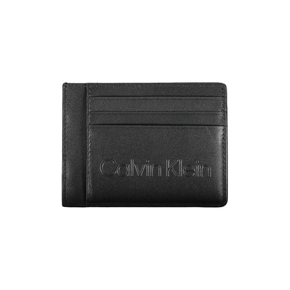 Calvin Klein Schwarzes Polyethylen Herren Portemonnaie
