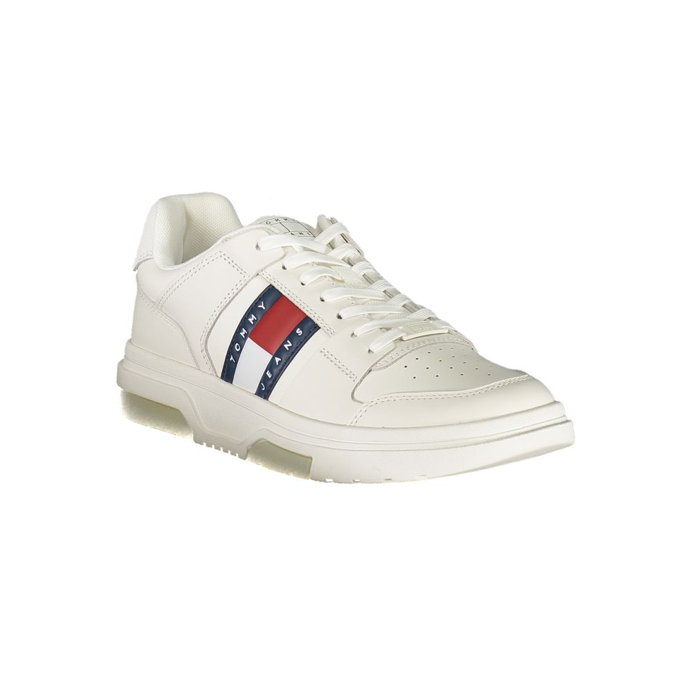 Tommy Hilfiger Weißes Leder Herren Sneaker