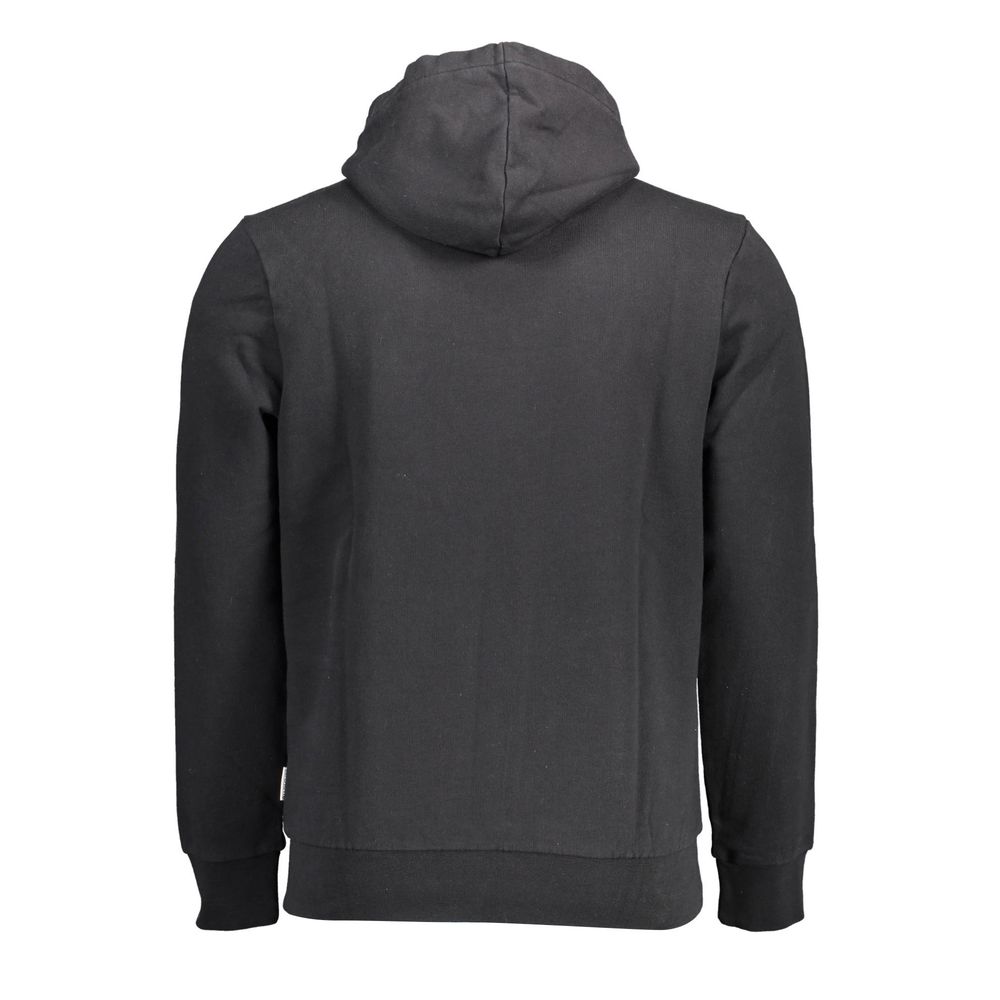 Napapijri Schwarzer Baumwoll-Hoodie für Männer