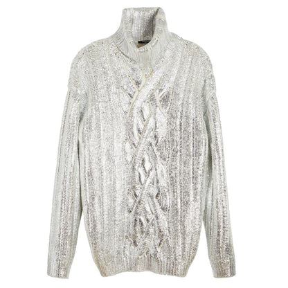 Balmain Brauner Rollkragenpullover aus Wolle für Männer