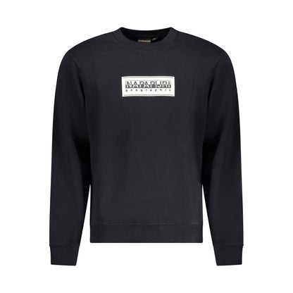 Napapijri Schwarzer Baumwollpullover für Männer