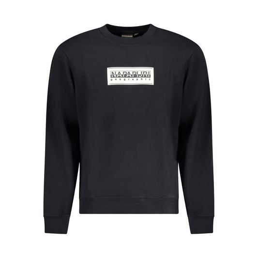 Napapijri Schwarzer Baumwollpullover für Männer