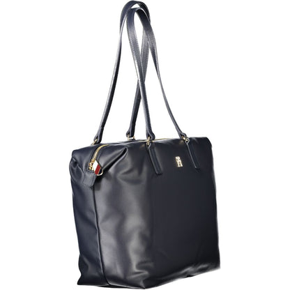 Tommy Hilfiger Blaue Polyester Frauen Handtasche