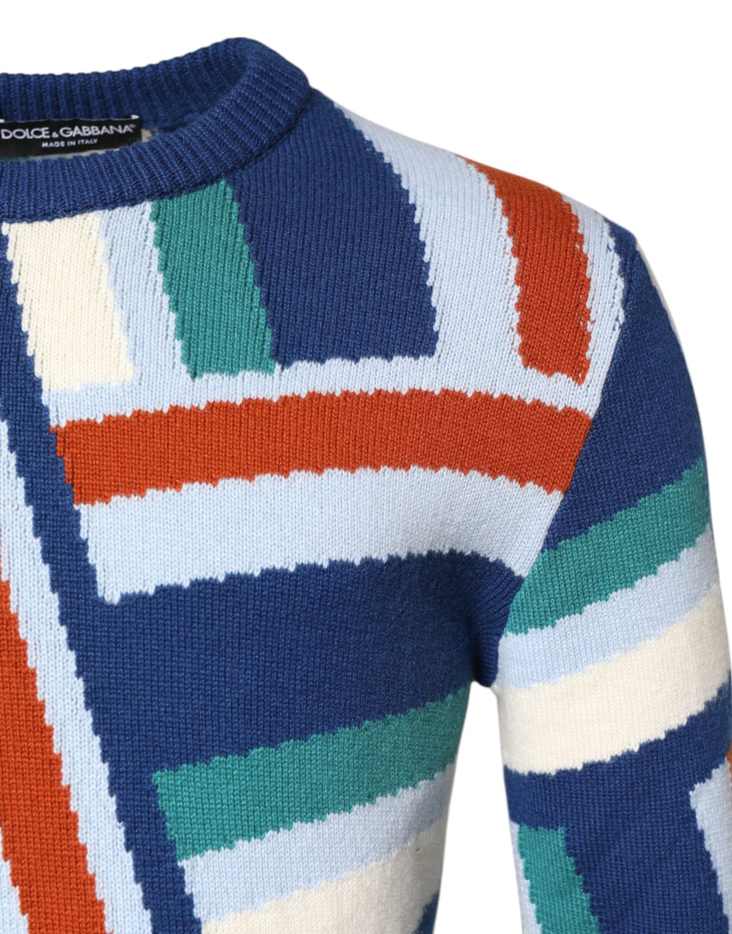 Dolce & Gabbana Multicolor Kaschmir-Strickpullover
